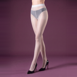 Unisex Glossy Tights with a Luminous Finish, product photograph