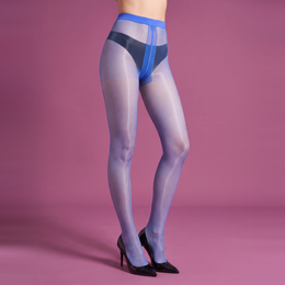 Unisex Glossy Tights with T-Seam Construction, product photograph