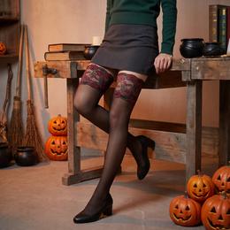FRILLORA SW38 hosiery in a styled indoor setting