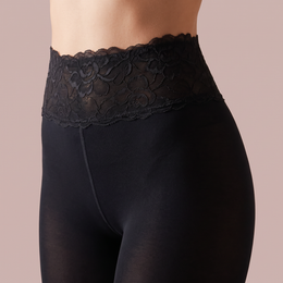 FRILLORA SW110 black lace waistband detail