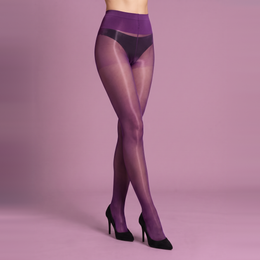 Unisex Glossy Tights with a Satin-Look Finish, product photograph