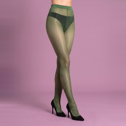 Unisex Glossy Tights with a Satin-Look Finish, product photograph