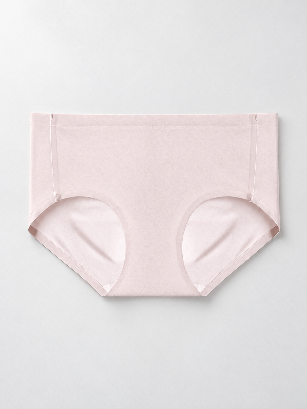 Lightweight Stretch Briefs with Silk Gusset in Light Pink