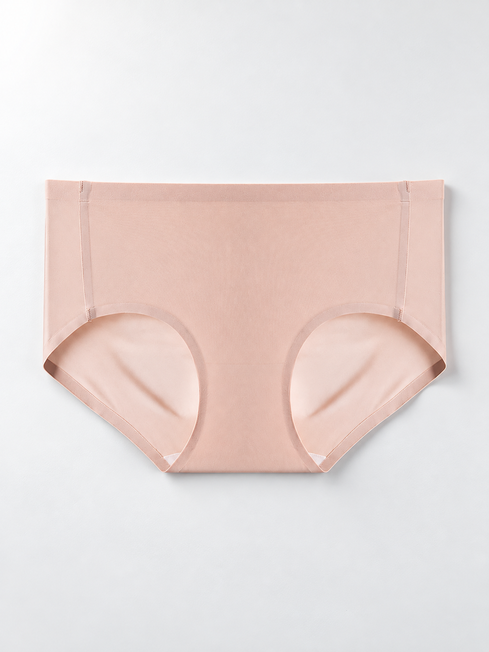 Lightweight Stretch Briefs with Silk Gusset in Nude