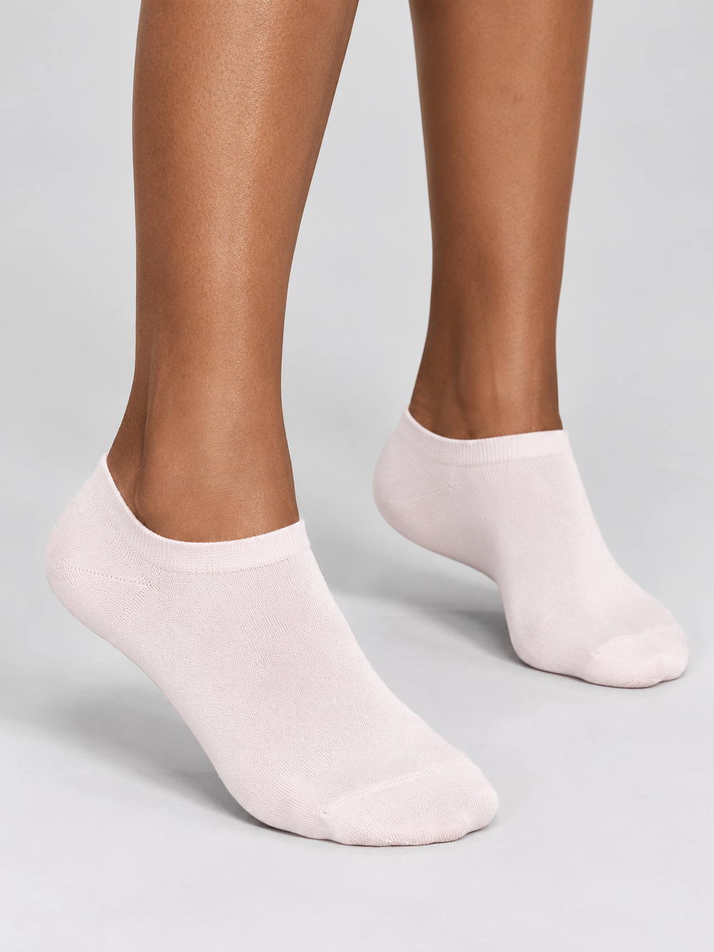 Silk Blend Low Cut Socks in Light Pink