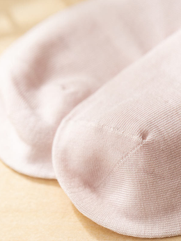 Silk Blend Low Cut Socks in Light Pink