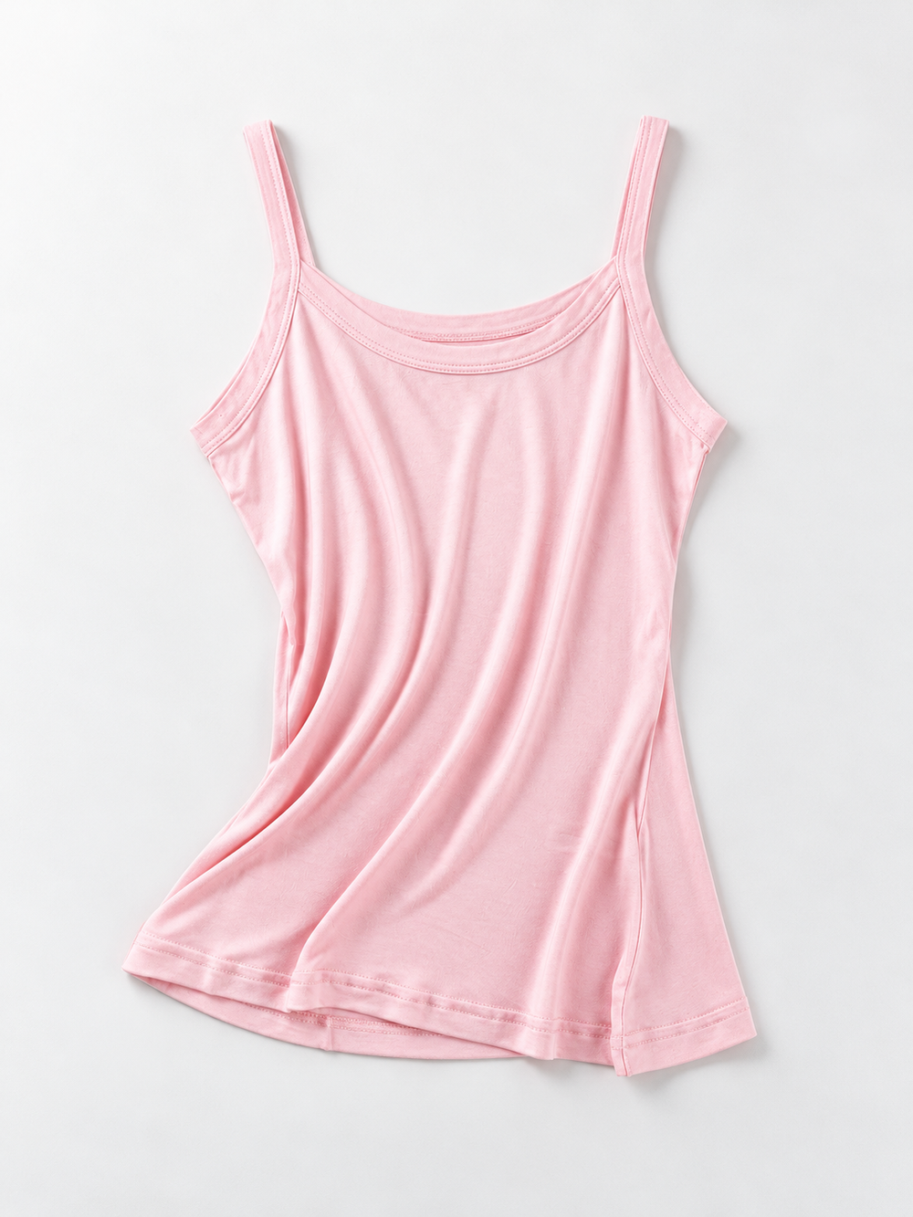 Silk Knit Layering Camisole in Dusty Rose