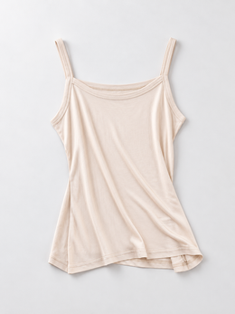 Silk Knit Layering Camisole in Nude