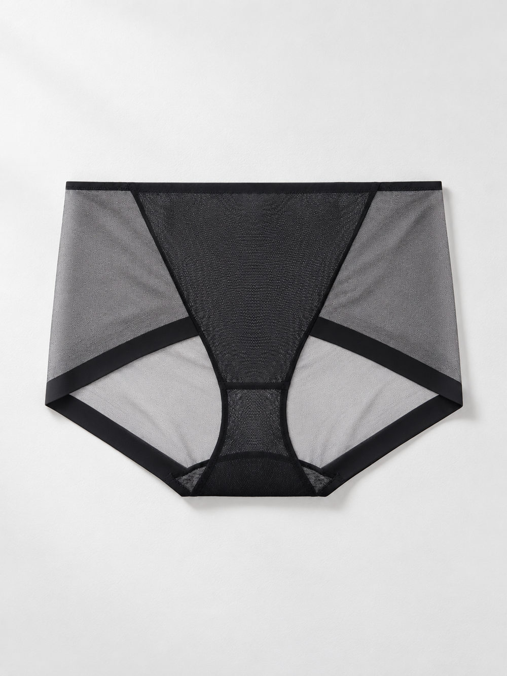 Smooth Stretch Briefs with Silk Lining in Black