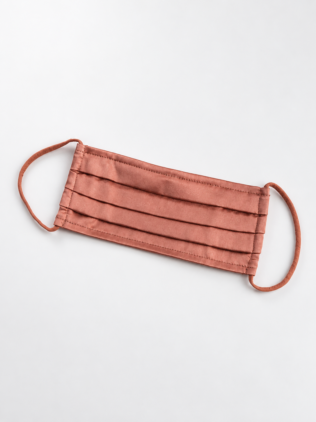 Stretch Silk Fabric Face Covering in Pink
