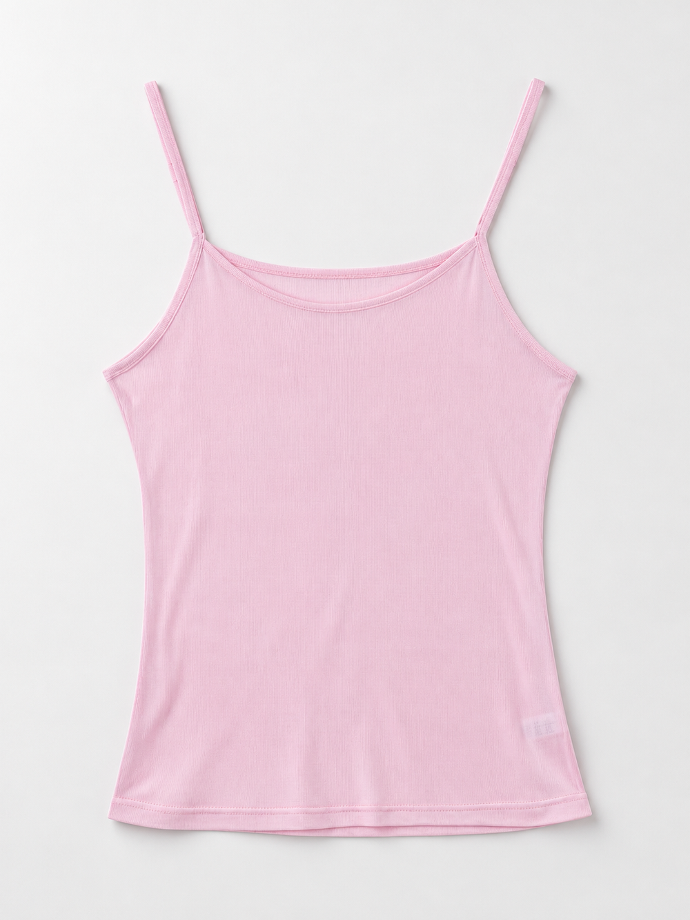 Adjustable Strap Silk Knit Camisole in Dusty Rose