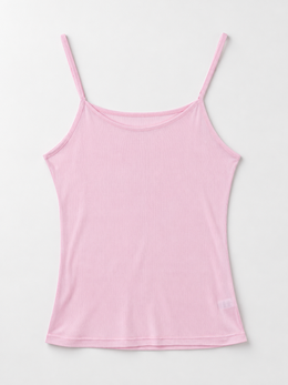 Adjustable Strap Silk Knit Camisole in Dusty Rose