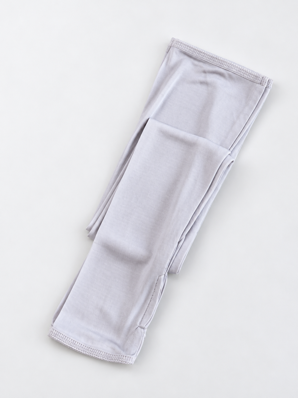 Long Silk Viscose Arm Sleeves in Gray