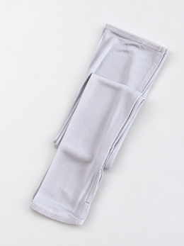 Long Silk Viscose Arm Sleeves in Gray