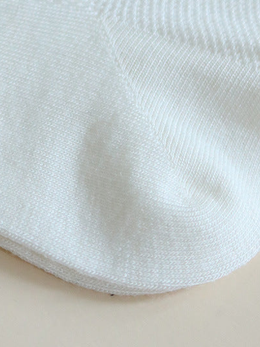 Lyocell Blend Mesh Low Cut Socks in White (Women)