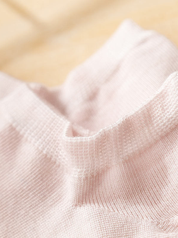Silk Blend Low Cut Socks in Light Pink
