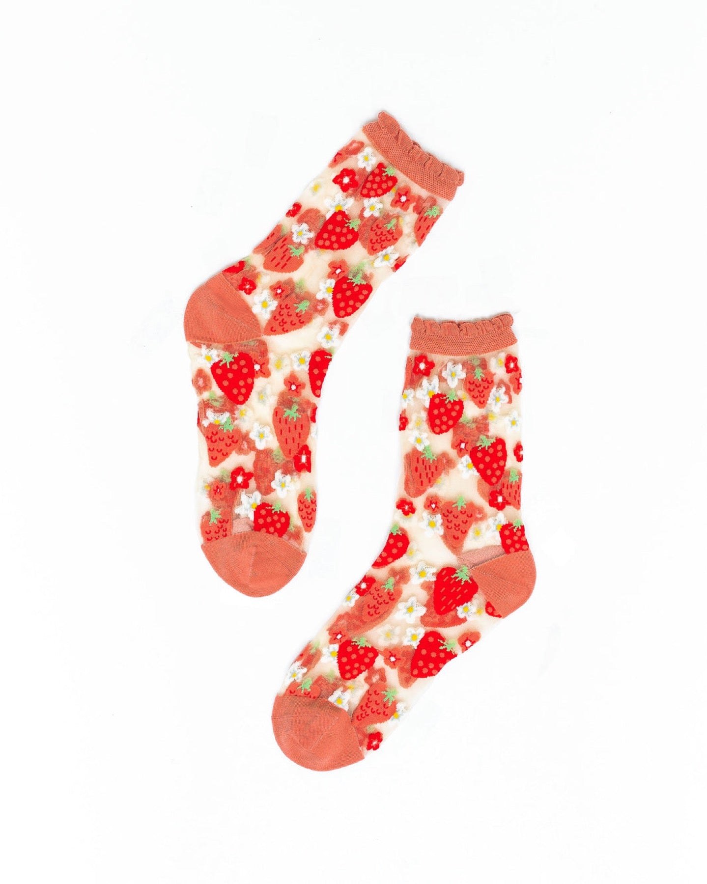 Sock assortment flat lay